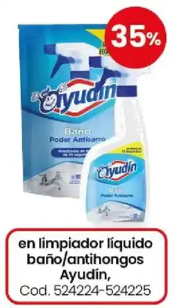 Coto Ayudín en limpiador líquido baño/antihongos oferta