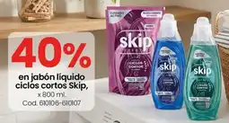 Coto Skip en jabón líquido ciclos cortos oferta