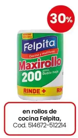 Coto Felpita en rollos de cocina oferta