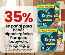 Coto Pampers baby-dry en pañal para bebés hipoalergénico oferta