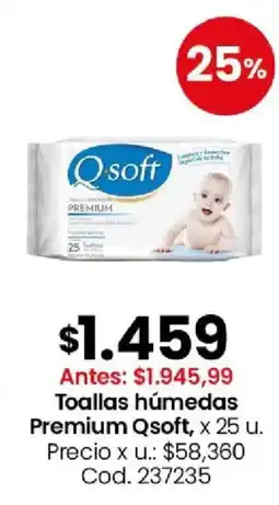 Coto Qsoft toallas húmedas premium oferta