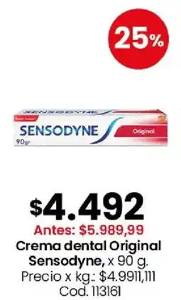 Coto Sensodyne crema dental original oferta