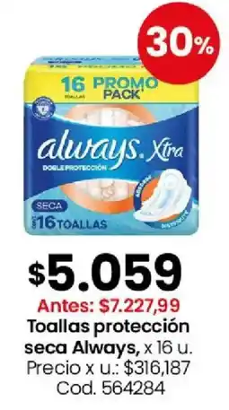 Coto Always toallas protección seca oferta