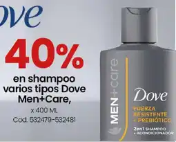 Coto Dove men+care en shampoo varios tipos oferta