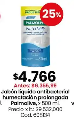 Coto Palmolive jabón líquido antibacterial humectación prolongada oferta