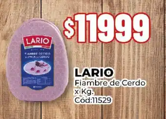Diarco Lario fiambre de cerdo oferta