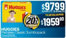 Diarco Huggies pañales classic jumbopack oferta