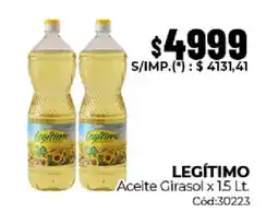 Diarco Legítimo aceite girasol oferta