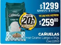 Diarco Cañuelas arroz grano largo oferta