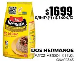 Diarco Dos hermanos arroz parboil oferta