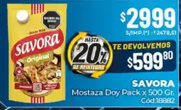 Diarco Savora mostaza doy pack oferta
