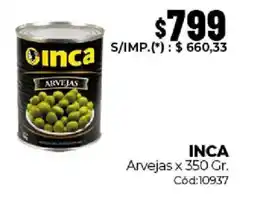 Diarco Inca arvejas oferta
