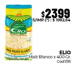 Diarco Elio maíz blanco oferta