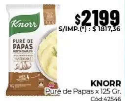 Diarco Knorr puré de papas oferta
