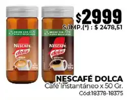 Diarco Nescafé dolca café instantáneo oferta