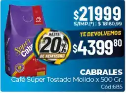 Diarco Cabrales café súper tostado molido oferta