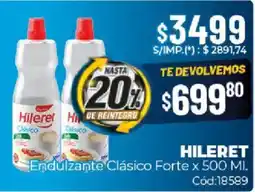 Diarco Hileret endulzante clásico forte oferta