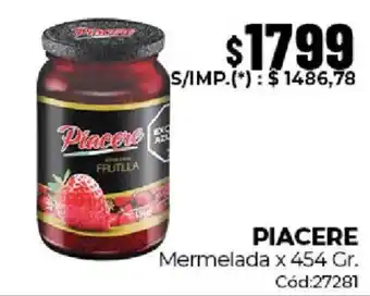 Diarco Piacere mermelada oferta
