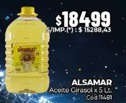 Diarco Alsamar aceite girasol oferta