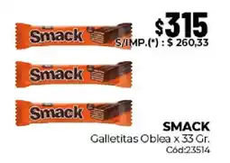 Diarco Smack galletitas oblea oferta