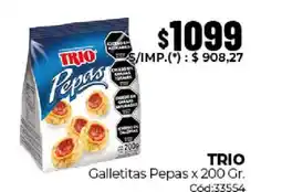 Diarco Trio galletitas pepas oferta
