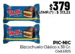 Diarco Pic-nic bizcochuelo clásico oferta