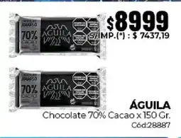 Diarco Águila chocolate 70% cacao oferta