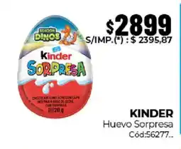 Diarco Kinder huevo sorpresa oferta