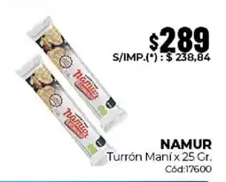 Diarco Namur turrón manix oferta