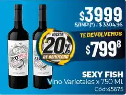 Diarco Sexy fish vino varietales oferta