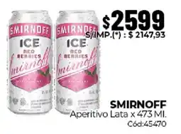 Diarco Smirnoff aperitivo lata oferta