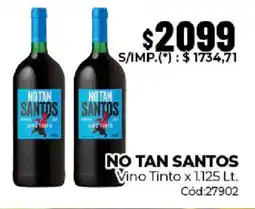 Diarco No tan santos vino tinto oferta