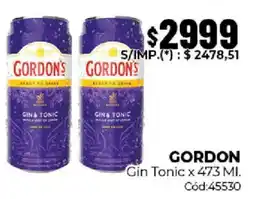 Diarco Gordon gin tonic oferta