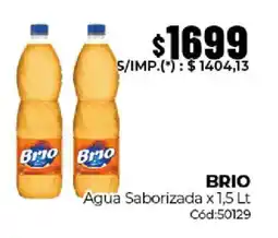 Diarco Brio agua saborizada oferta