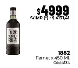 Diarco 1882 fernet oferta