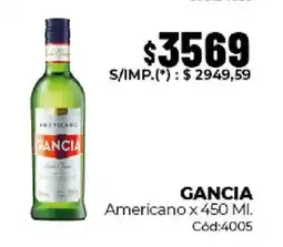 Diarco Gancia americano oferta