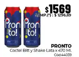 Diarco Pronto coctel bitty shake lata oferta