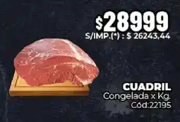 Diarco Cuadril congelada oferta