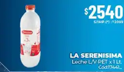 Diarco La serenisima leche l/v pet oferta