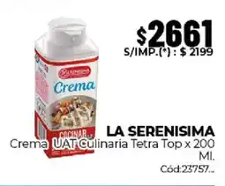 Diarco La serenisima crema uat culinaria tetra top oferta