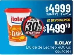 Diarco Ilolay dulce de leche oferta