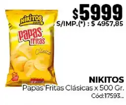 Diarco Nikitos papas fritas clásicas oferta