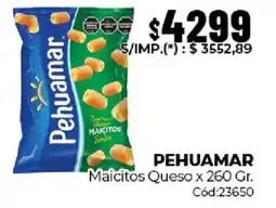Diarco Pehuamar maicitos queso oferta