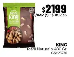 Diarco King maní natural oferta