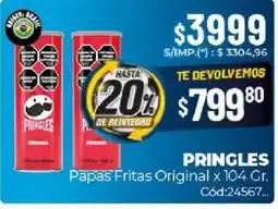 Diarco Pringles papas fritas original oferta