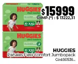 Diarco Huggies pañales flexi comfort jumbopack oferta