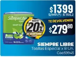 Diarco Siempre libre toallas especial oferta