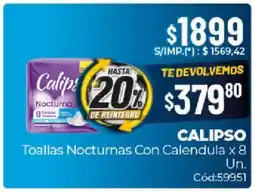 Diarco Calipso toallas nocturnas con calendula oferta