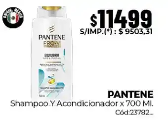 Diarco Pantene shampoo y acondicionador oferta