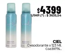 Diarco Ciel desodorante oferta